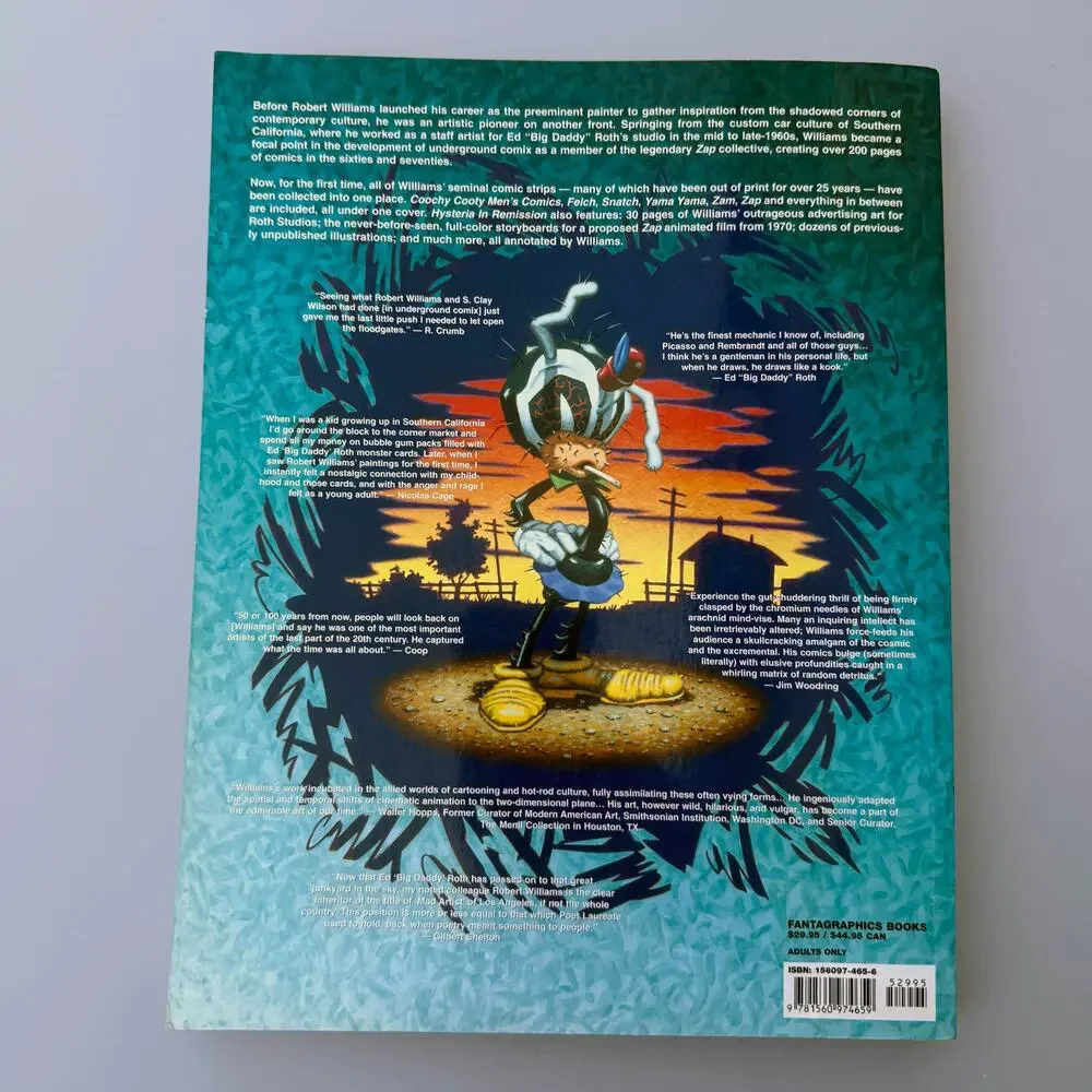 Hysteria in Remission The Comix and Drawings of Robert Williams 2002 book